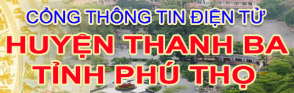Cổng thông tin điện tử huyện Thanh Ba